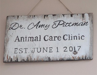 Dr. Amy Pittman Office Sign